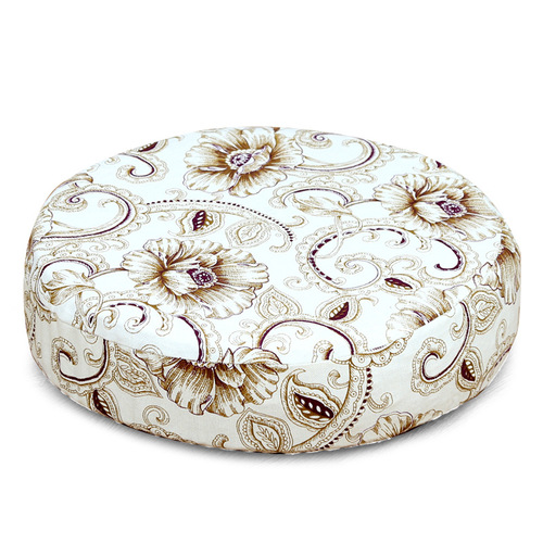 5ZV7 Straw Futon Cover for Tea Ceremony, Zen Meditation, and Buddha Worship – Cotton Fabric Sitting Cushion Cover (Removable & Washable, No Inner Core Included)