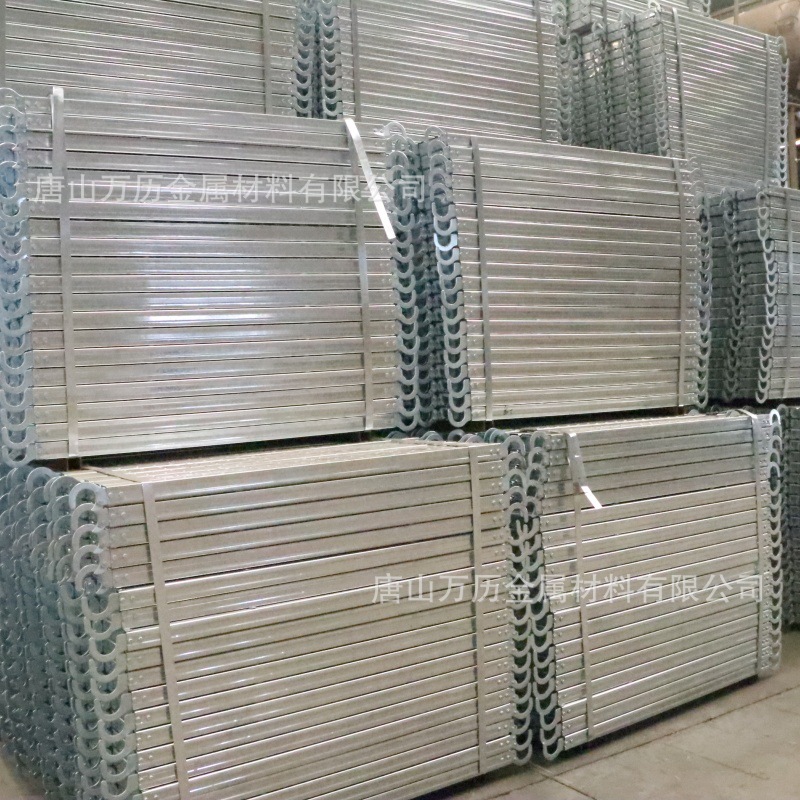 现货批发钢跳板工地建筑施工钢架板脚手踏板2米4米防滑钢跳板