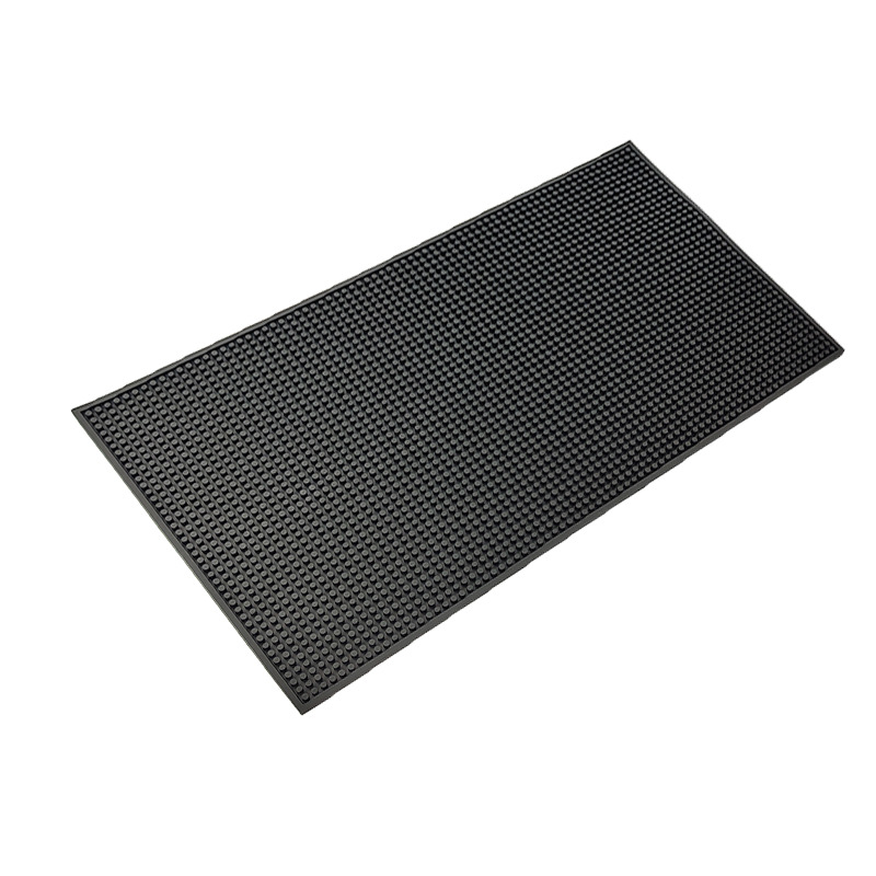 Tapete de drenaje antideslizante de goma PVC, posavasos térmico y alfombrilla de bar profesional, stock disponible