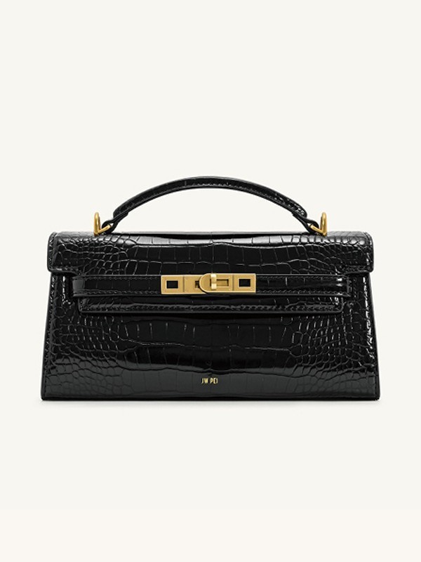 2025 New Retro Crocodile Pattern Underarm Bag for Women, Fashiona