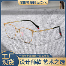 梵高联名款眼镜框女男小众设计感板材镜架文艺复古近视眼镜TR90