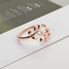 Small design fashionable fresh ring, light luxury style