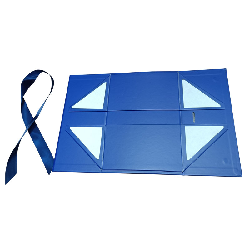 一片式折叠礼盒现货手提硬盒大号超大礼物磁铁盒包装礼盒翻盖纸盒