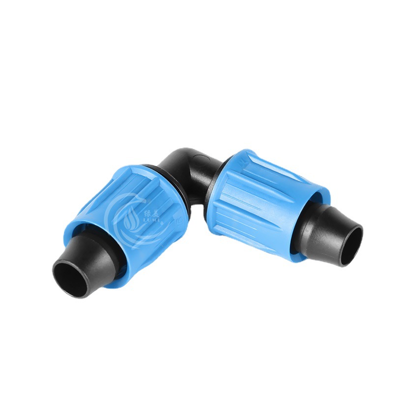 Blue Cap 16PE Tube Lock Codo para evitar caídas Rotating Atomizer Micro-Gripper Conector de tubería