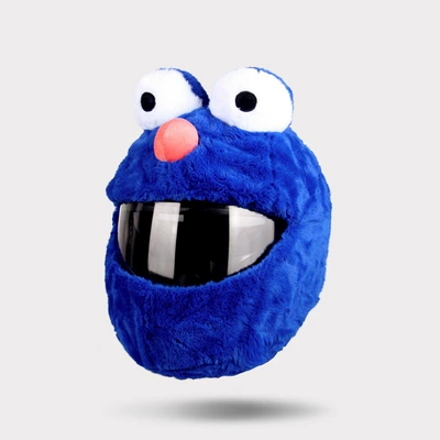 Plush Animal Masks, Dəbilqə (Kaska) aksesuarları - blue-frog