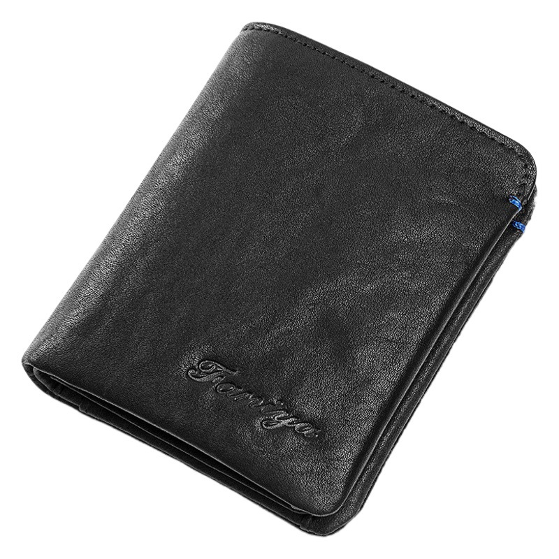 Fani Ya Men's Wallet Short 2021 New Leather Driver's License Card Holder All-in-One Multi-Card Wallet Cowhide