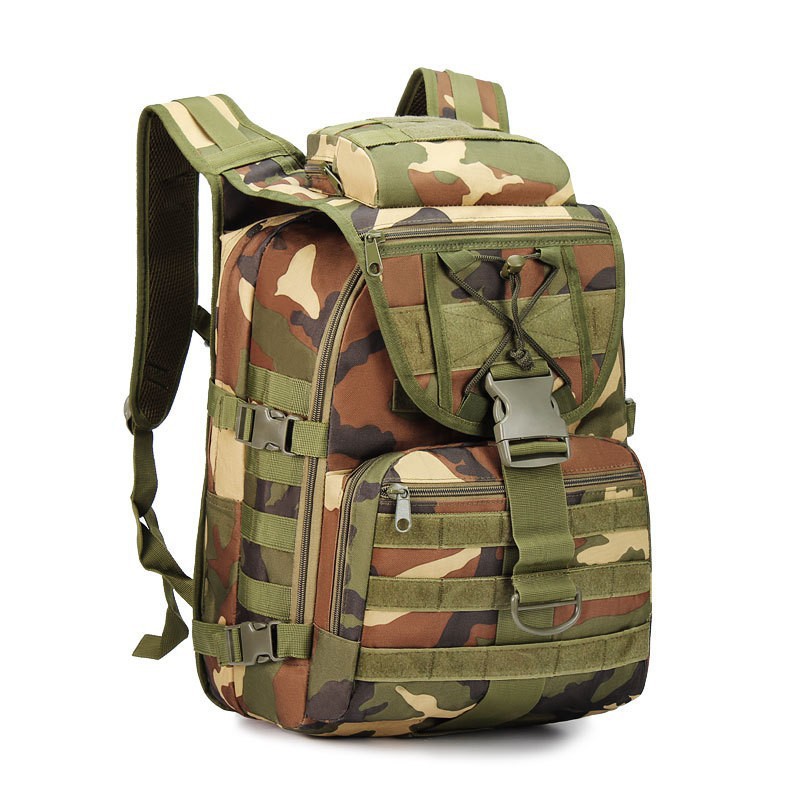 Mochila Táctica de Senderismo al Aire Libre de Plástico, Impermeable, Expandible, para Deportes al Aire Libre image 12