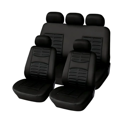 Universal seat cover — all seasons, cross-border foreign trade WISH - black-2-piece-set-single-seat