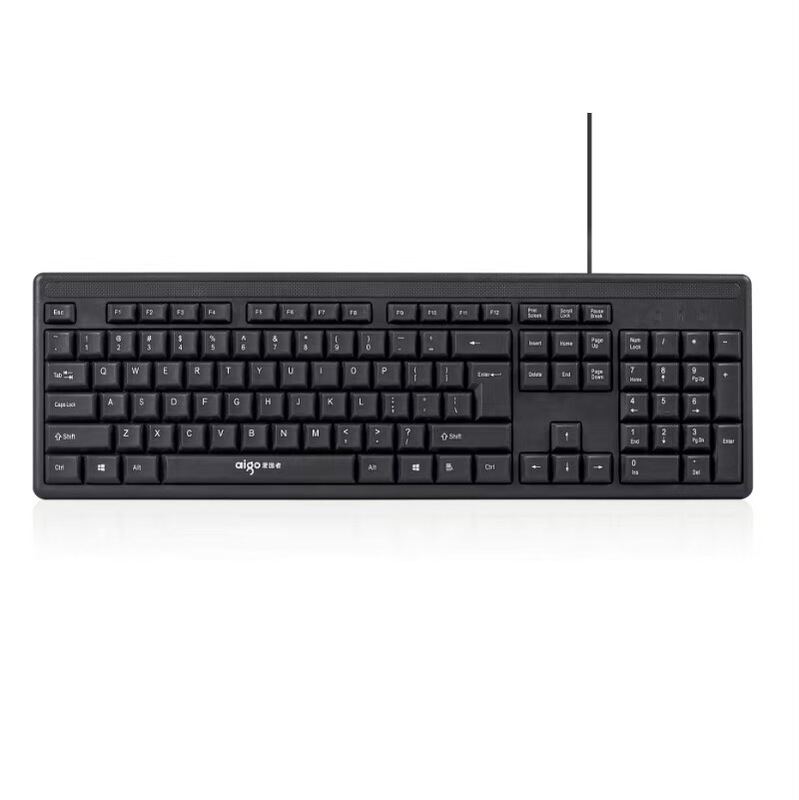 W921 Wired Business Office Keyboard USB Desktop Computer Universal Office Home Keyboard Simple and Durable