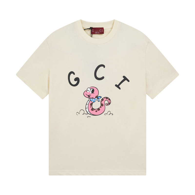 GU クロスボーダー ハイバージョン 25SS 新しい楽しいシリーズ 男女兼用の多用途プリント半袖 T シャツ|undefined