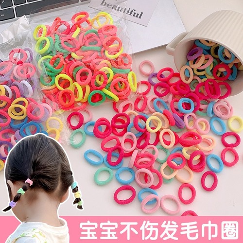 Seamless, non-damaging, durable towel ring, children's hair tie, rubber band, baby girl's headband, headband, hairband for women