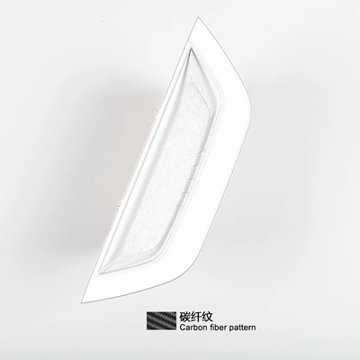 Suitable for Bmw X3X4 Door Inner Handle F25 Inner Handle F26 Door Handle Free of Disassembly Quick Installation Inner Handle (Armrest, handle, handle) - carbon-fiber-pattern