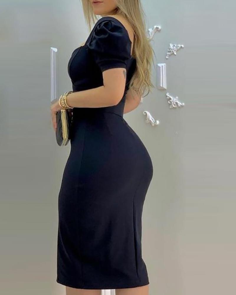 Close-up of Puff Sleeve