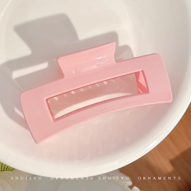 Accesorios para el cabello con horquilla de tiburón, horquilla de sentido avanzado, parte posterior de la cabeza femenina, clip para el cabello simple, tocado, pinza para el cabello, horquilla grande