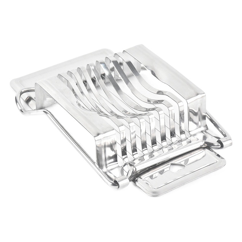 Spot wholesale stainless steel egg cutter 304 wire egg cutter fruit Ham split slicer gadget