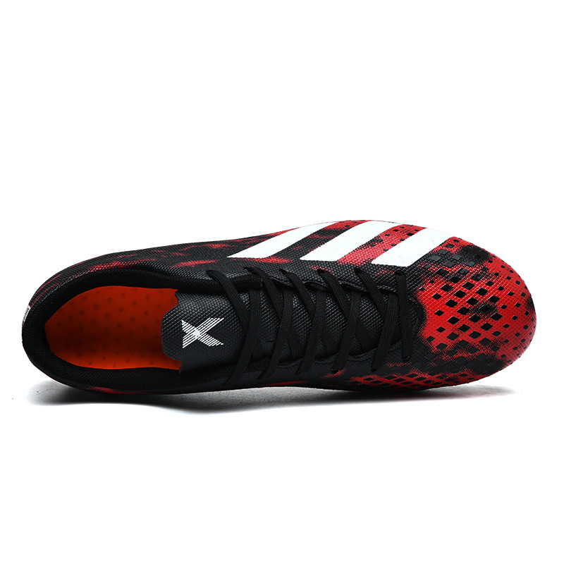 Binbinniao zapatos de fútbol transfronterizos para hombres y mujeres uñas largas rotas para jóvenes antideslizantes resistentes al desgaste de Alta Parte superior baja zapatos de entrenamiento de fútbol
