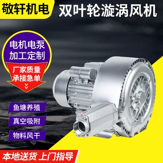 ZL定制双叶轮漩涡风机污水净化增氧高压氧泵一体化污水处理鼓风机