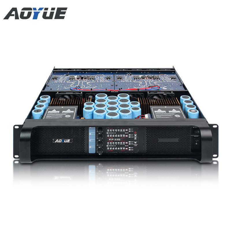 Amplificador de audio de alta potencia de 4 canales amplificador de potencia profesional adecuado para amplificador de etapa de subwoofer de 21 pulgadas