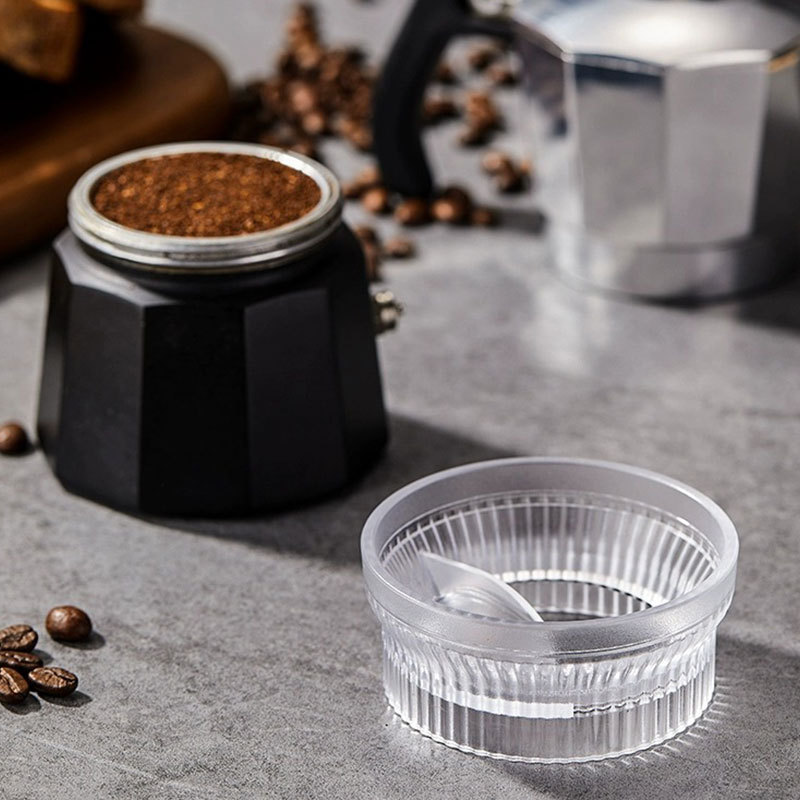 Mocha pot cloth powder maker coffee pot powder ring anti-fly powder filling device single and double valve universal coffee appliance new Mocha pot cloth powder maker coffee pot powder ring anti-fly powder filling device single and double valve universal coffee appliance new
