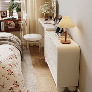 Bedroom Dressing Table, Bedroom Simple Modern Multi-Functional Cupboard Dressing Table, Rotatable Integrated Internet Celebrity Dressing Table