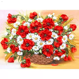 LAZADA 外贸来图定做DIY钻石画5D满钻圆钻方钻一件定制批发花花系