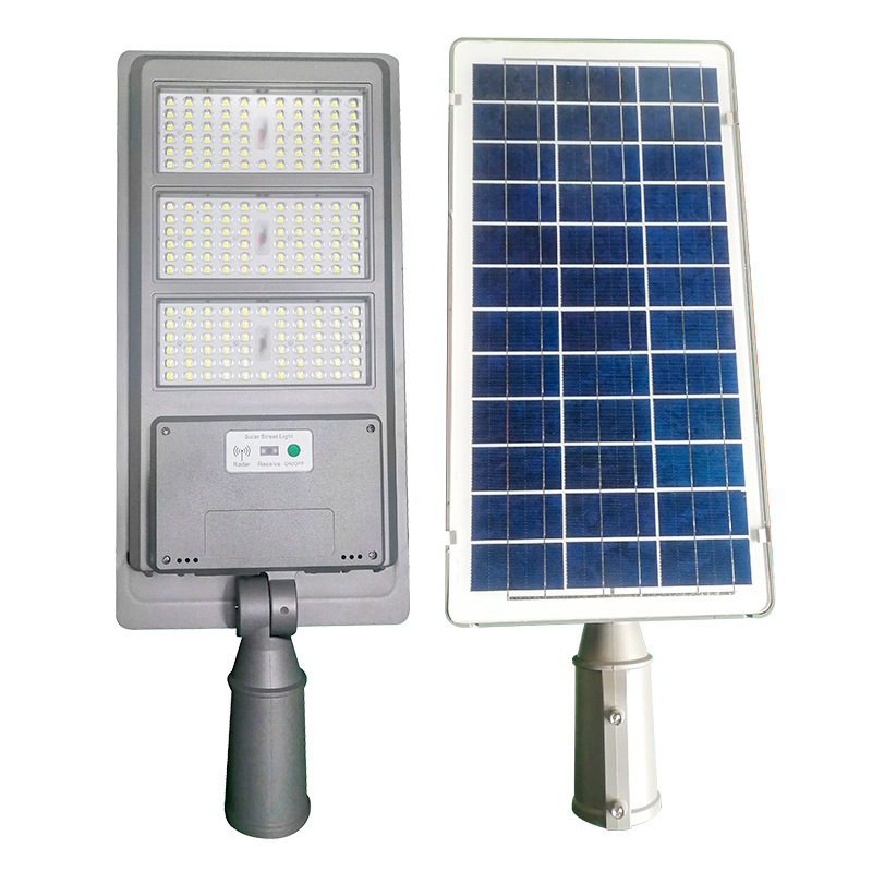 Luces solares para uso doméstico con sensor de movimiento, luces exteriores de alta potencia, luces de jardín, farolas solares rurales con sensor inteligente