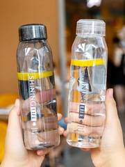 A947塑料杯男生款運動杯子細長超細水壺仿礦泉水瓶式簡單便攜透明