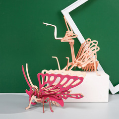 益智3d立體拼圖木質蒙特梭利的早教教具動物幼兒園拼插玩具批發