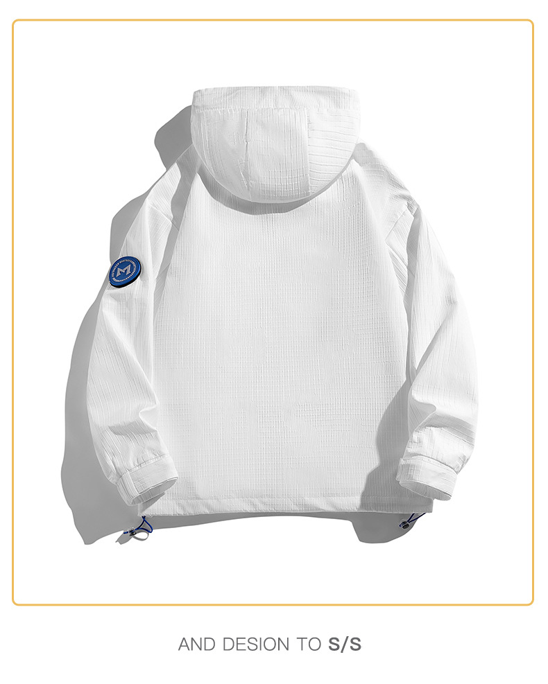 Men's Clothing sportswear windbreaker men's spring new men's casual outdoor windproof jacket men's hooded coat_voghion.com