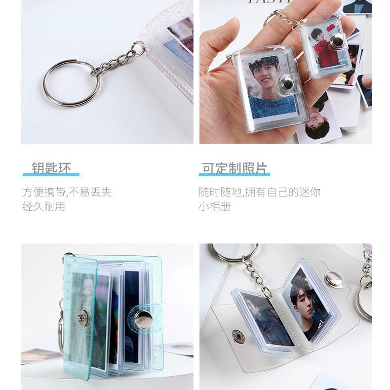 Small photoalbum, keychain, storage system, direct factory sales, 1inch, 2inch