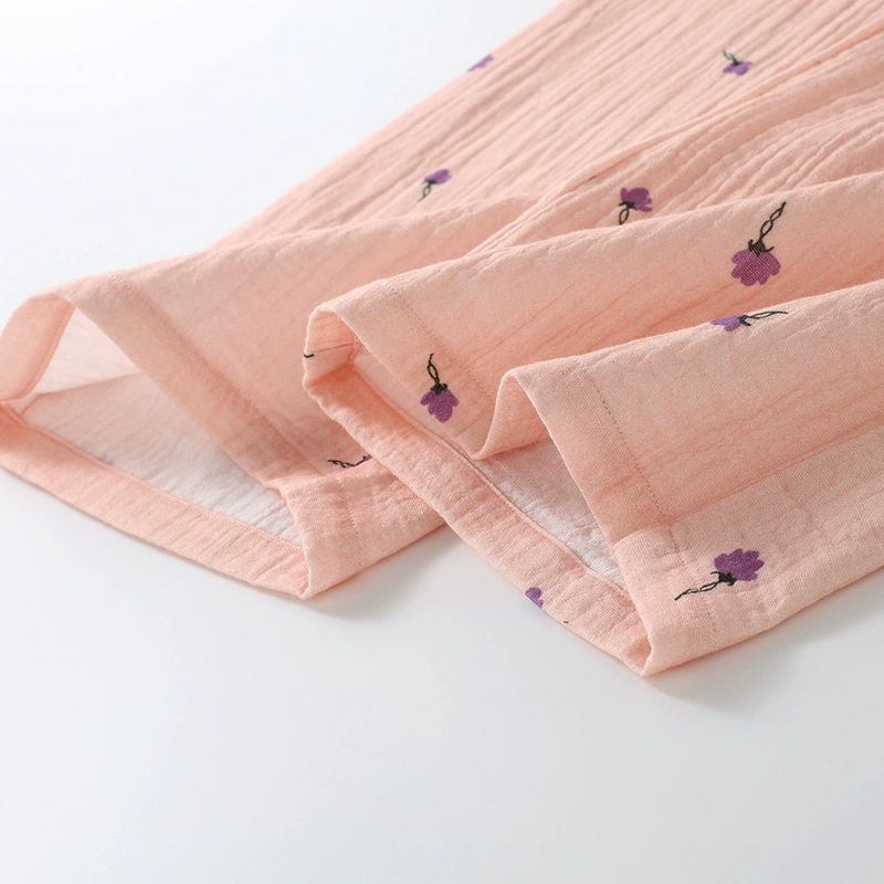 Demi-season gauze cute postpartum pijama for pregnant for breastfeeding, loose fit