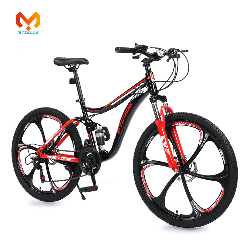 Wholesale Bicycle Double Shock Absorption Mountain Bike 26" 27.5inch 29inch Mountain Bike Processing Customized Bicycle