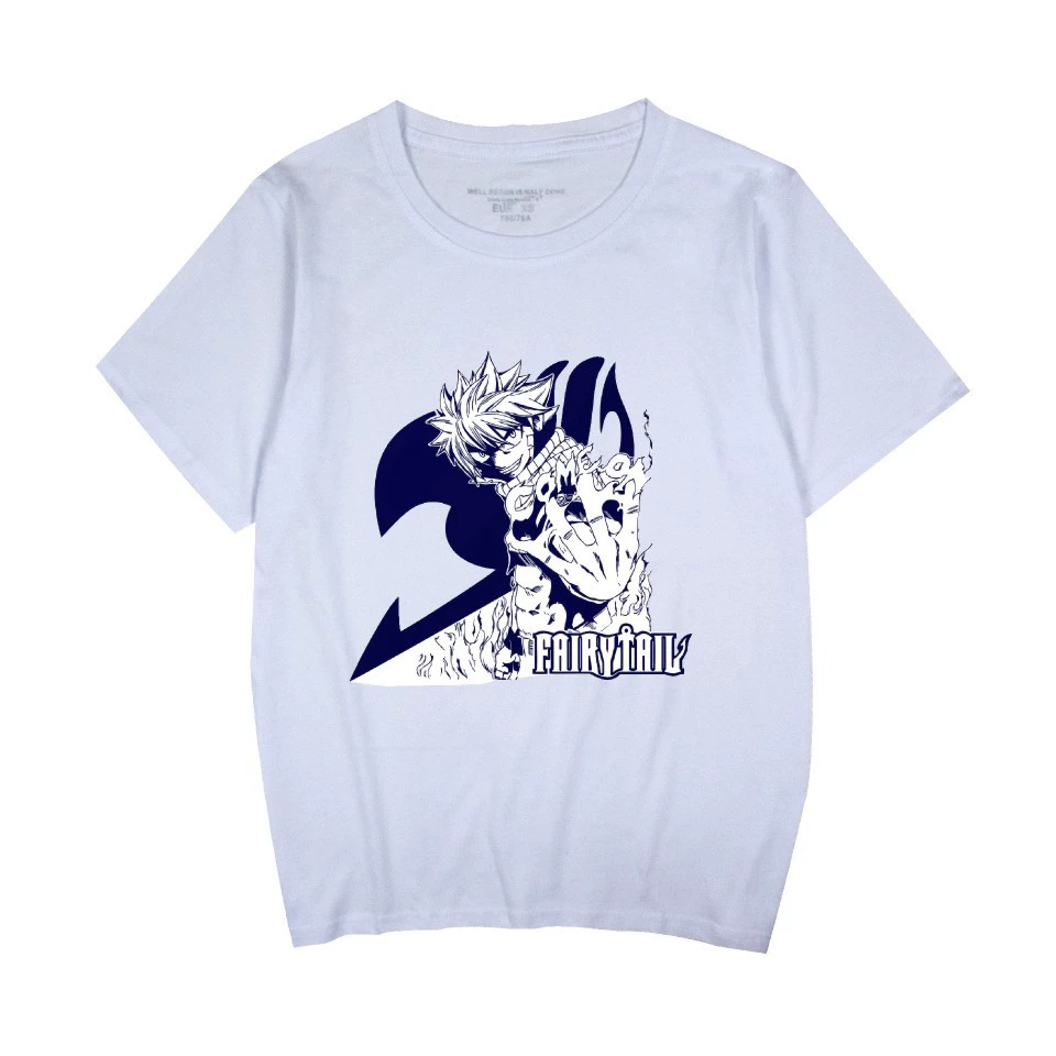 Мультяшный японский комикс новый товар Fairy Tail Fairy Tail Внешняя торговля периферийный экспорт кроссбордер короткий рукав футболка для мужчин и женщин