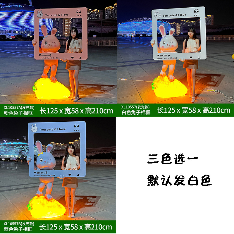 빛나는 액자 토끼