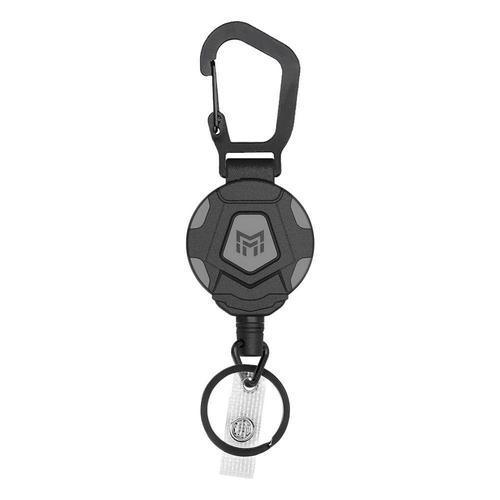 Outdoor retractable key easy-pull carabiner elastic retractable carabiner key pendant