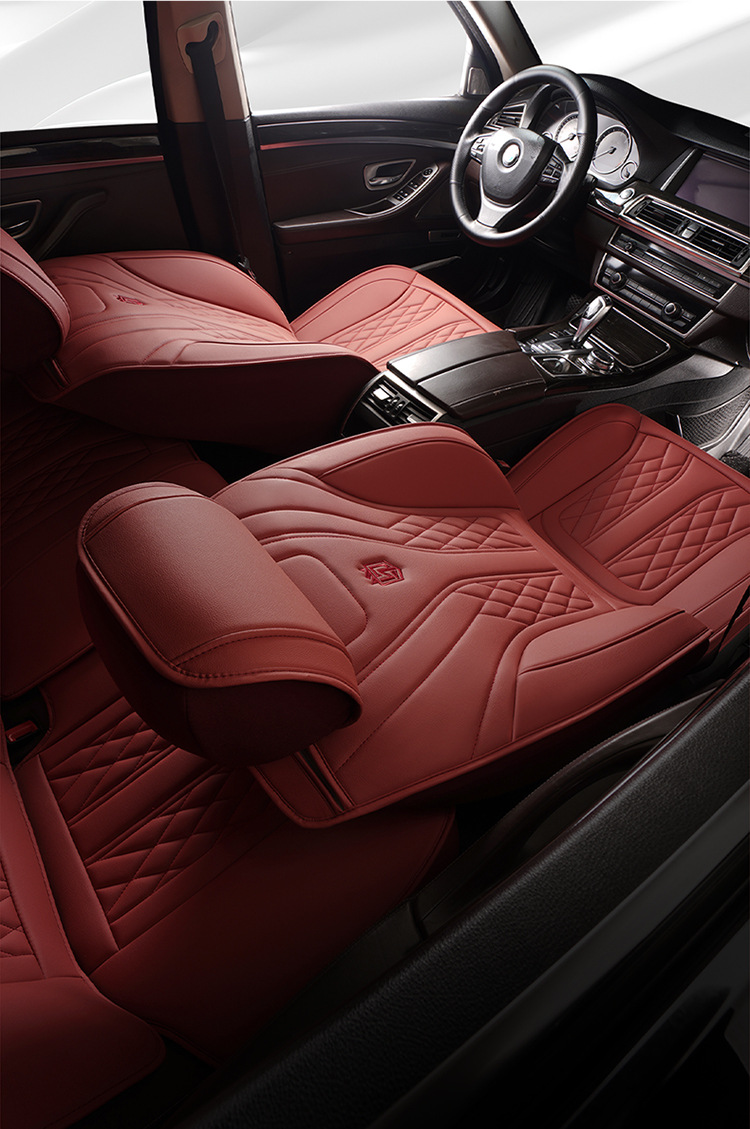 2026 New Model Full Leather Breathable Business-Style Universal Four-Season Full-Cover Car Seat Cushion Cover