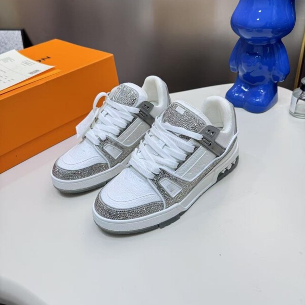 Women's trend universal white sneakers for leisure flat with…
