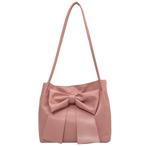 Butterfly knot large capacity women's summer 2024 new versatile quality crossbody bag tote bag