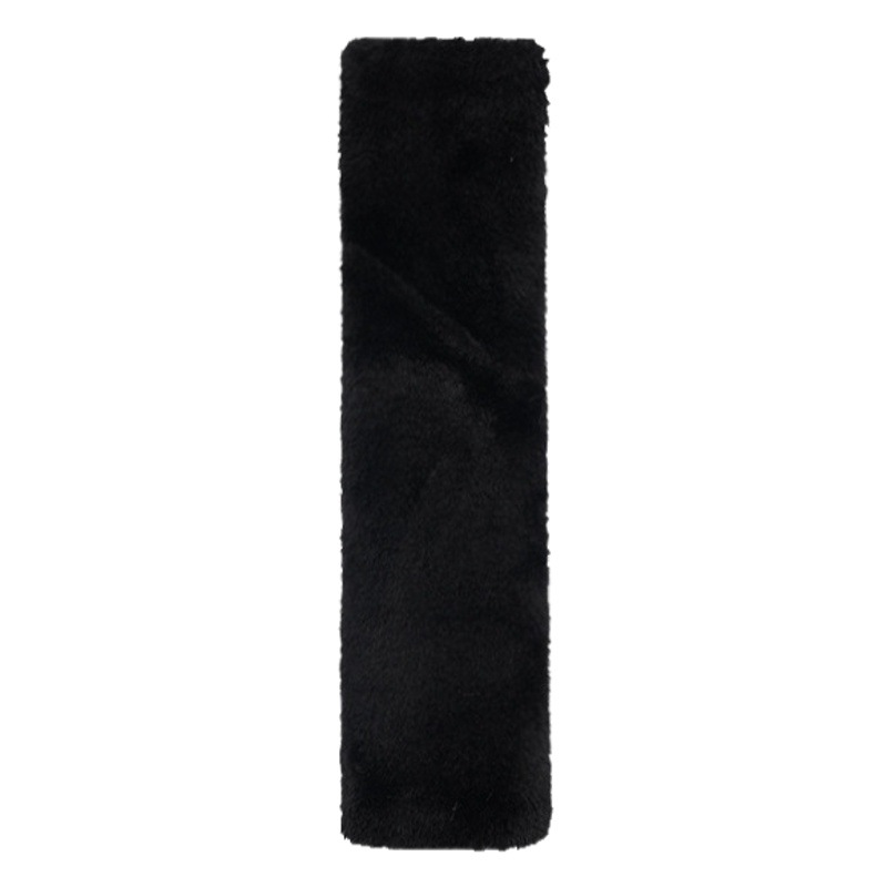 Car seat belt shoulder protective cover winter long wool car soft anti-tightening neck protective cover simple seat belt shoulder protective cover