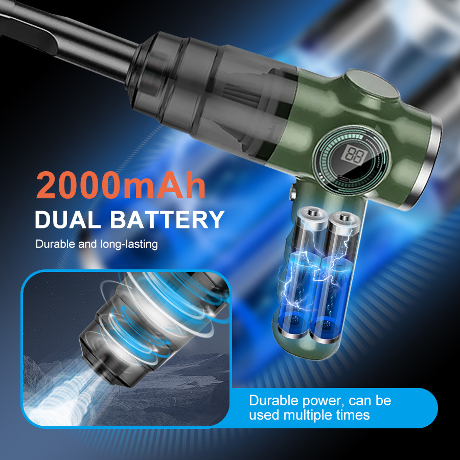 Factory Direct Supply Cross-Border Hot-Selling Car Vacuum Cleaner Wireless Charging Model Dust Remover Trade Model Handheld Vacuum Cleaner