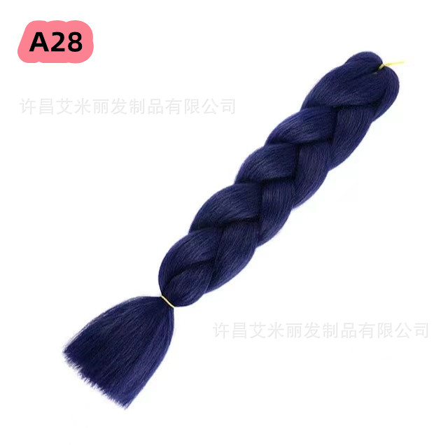 Trenzas africanas con cabello rosa渐 – materiales de alta temperatura, estilo boxeador