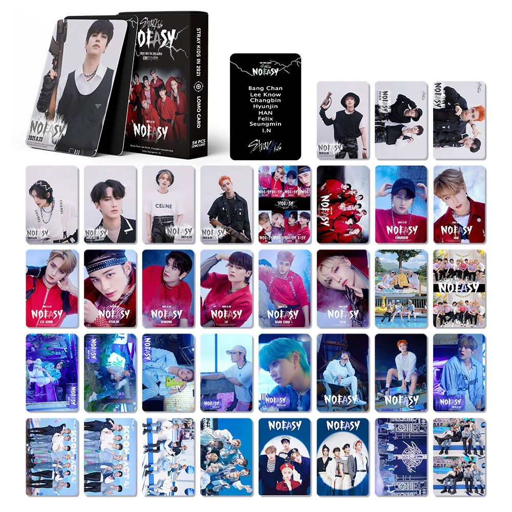 Фотомодель Stray Kids noeasy LOMO маленькая карточка, 8,6×5,7 см, коллекционная однотипная карточка