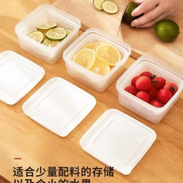 7 tipos de cajas de conservación frescas-2 frigorífico de cocina caja de conservación fresca rectangular lonchera caja de almacenamiento de frutas grandes almacenes Yiwu al por mayor