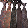 Men's retro fashionable tie flower-shaped, wide color palette, polyester, wholesale