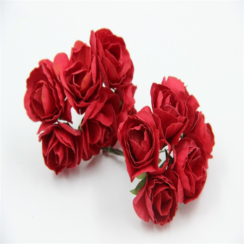 One small red rose