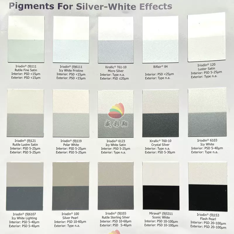德国默克银白珠光粉Iriodin 111 Rutile Fine Satin1000目珍珠粉