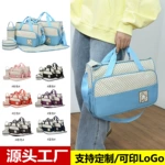 定制跨境妈咪包五件套多功能防水母婴包套装大容量待产包印制LOGO