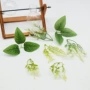 叶子丝网花仿真花玫瑰叶