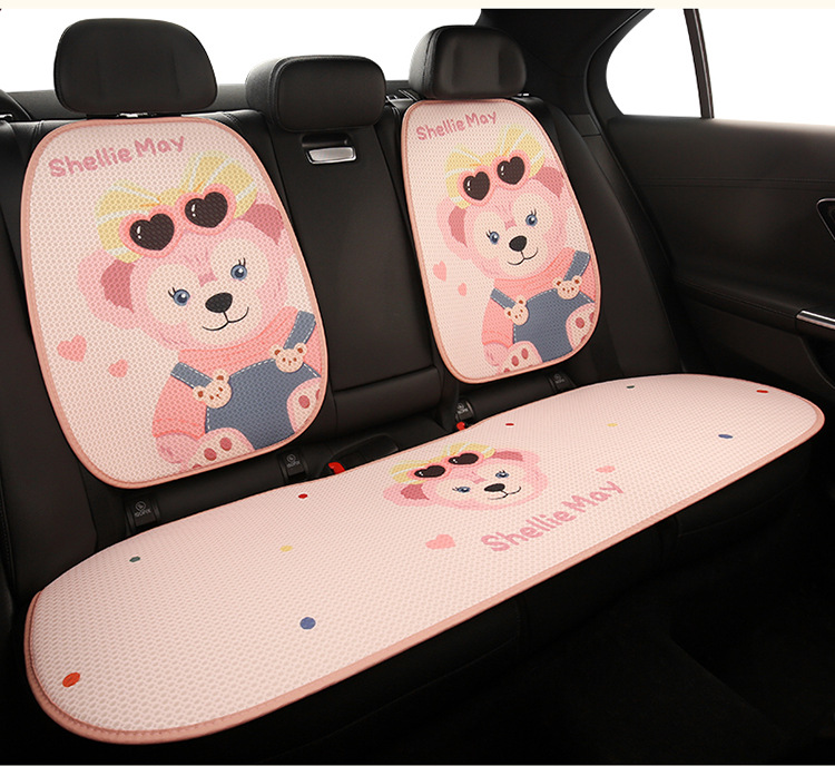 Car seat cushion four seasons universal cute Duffy seat cushion half pack new seat cover winter women's car seat cushion cover