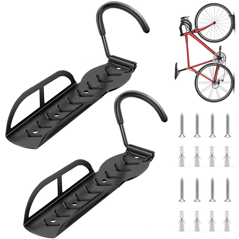 山地自行车墙壁挂钩 墙壁固定挂车架挂钩 室内墙壁活动单车挂钩